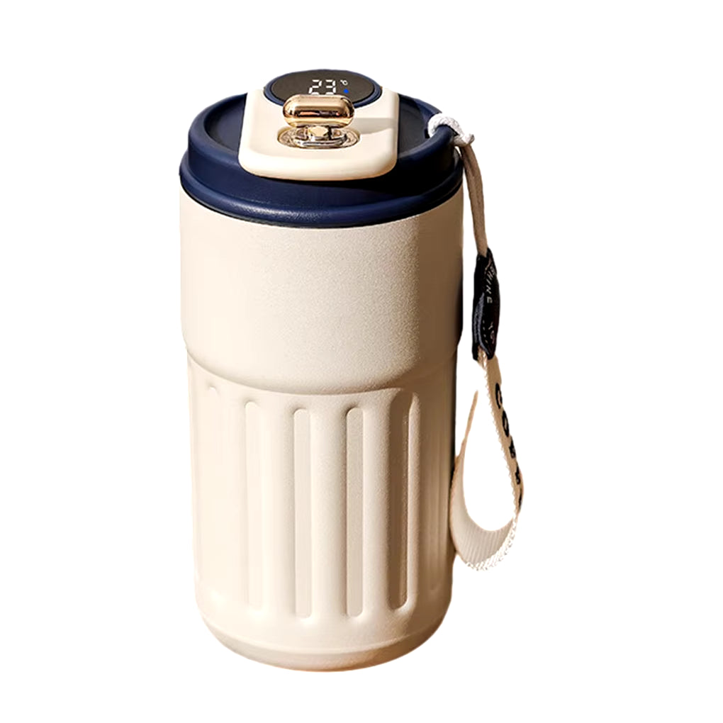 Vacuum Insulated Travel Thermos – Stainless Steel with LED Temperature Display