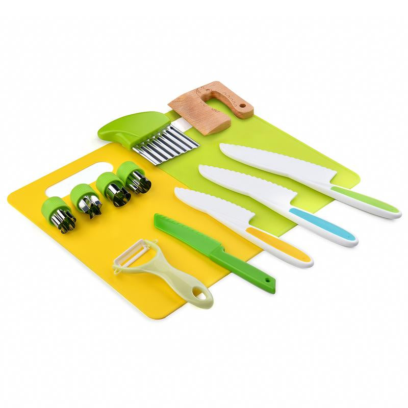 13-Piece Kids Cooking Set – Safe & Fun Culinary Tools for Young Chefs Ages 3-12