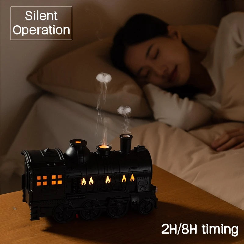 Train-shaped aromatherapy diffuser w. timer funciton