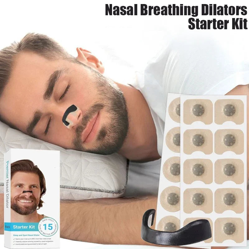 Magnetic Nasal Breathing Dilator Kit – Improve Airflow, Reduce Snoring, and Enhance Sleep Quality