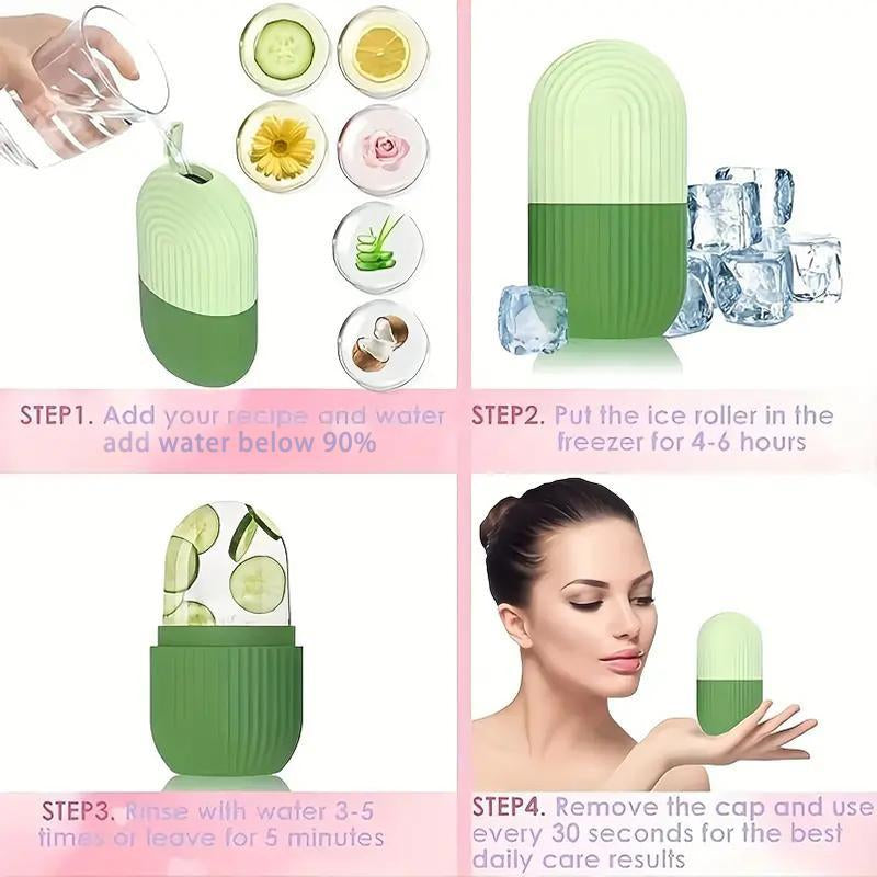 Reusable Ice Face Roller for Puffiness & Eye Bags 