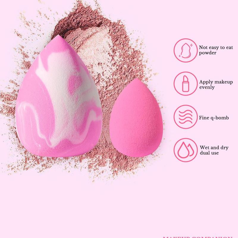 25-Piece Makeup Sponge & Puff Set - Versatile Blenders for Flawless Application